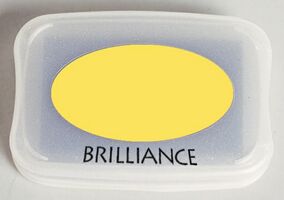 Brilliance Ink Pad - Pearlescent Yellow