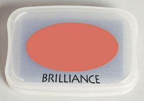 Brilliance Ink Pad - Rocket Red Gold 