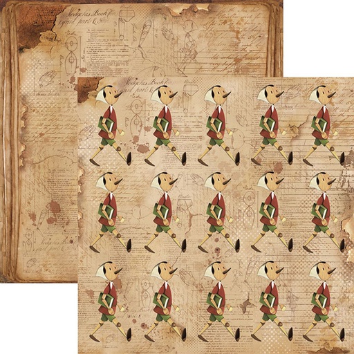 Ciao Bella Paper - Pinocchio 12"x12" (x10)