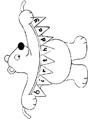 Beth Hughes Birthday Bear stamp set