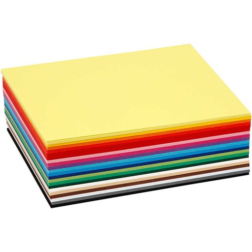 Creativ - A6 Creative Card - 120 sheets - Assorted Colours