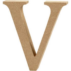 Creativ - Wooden Letter V - 13cm