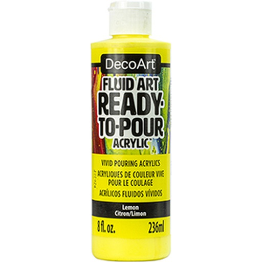 Fluid Art Ready to Pour - Lemon 8oz.