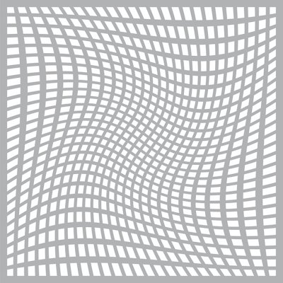 Square Swirl Mask Stencil