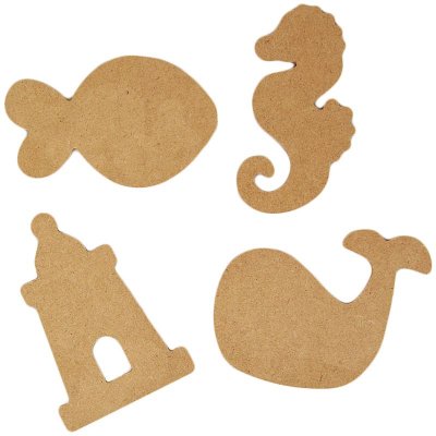 Pronty Crafts - MDF Sea Life (4pcs)