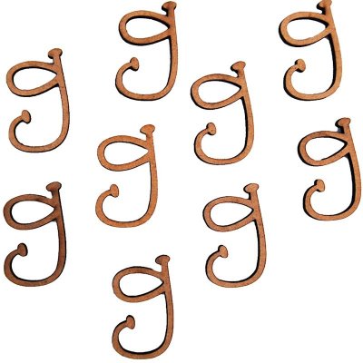 Pronty Crafts - MDF Letter g - 2.8cm (10pk)