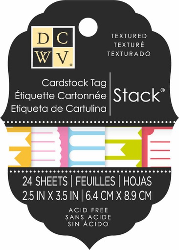 2X3 Double Sided Cardstock Tag