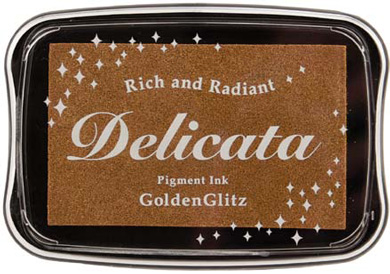Delicata Ink Pad - Golden Glitz