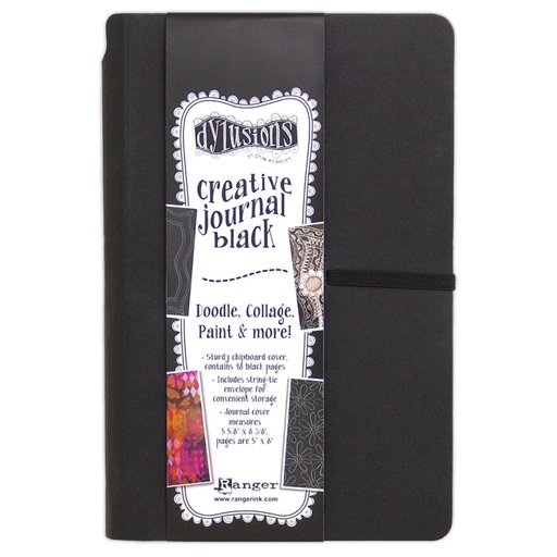 Dylusions Creative Journal Small - Black