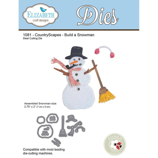 Elizabeth Craft Designs - CountryScapes Build a Snowman Die Set