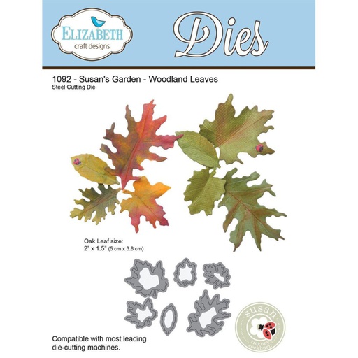 Elizabeth Craft Designs - Susan’s Garden Woodland Leaves Die Set