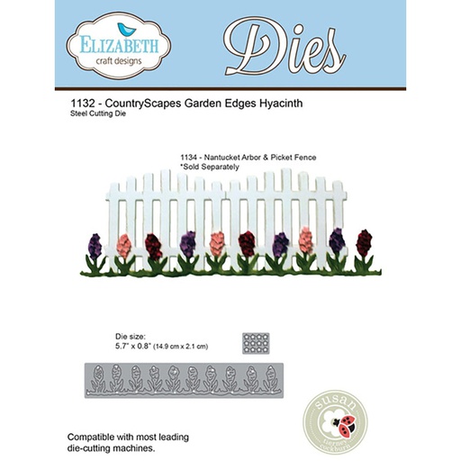 Elizabeth Craft Designs - CountryScapes Garden Edges Hyacinth Die