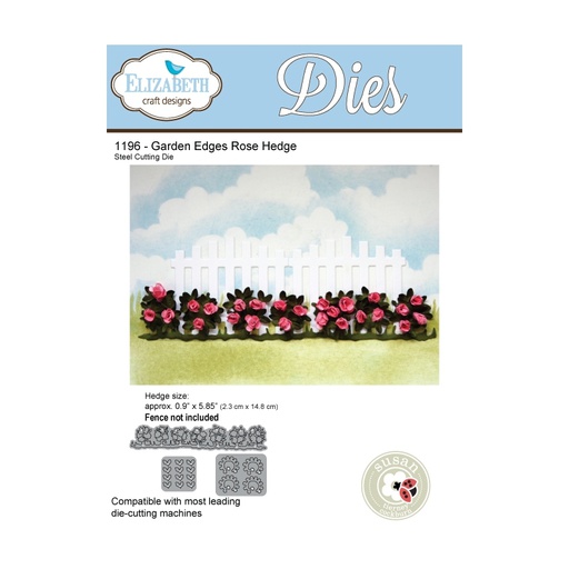 Elizabeth Craft Designs - Garden Edges Rose Hedge Die