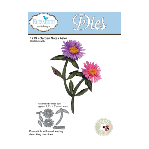 Elizabeth Craft Designs - Garden Notes Aster Die Set