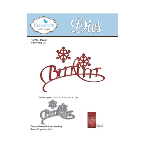 Elizabeth Craft Designs - A Way With Words: Brrrrr Die Set