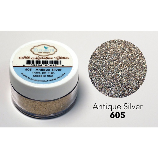 Elizabeth Craft Designs - Antique Silver Silk Microfine Glitter
