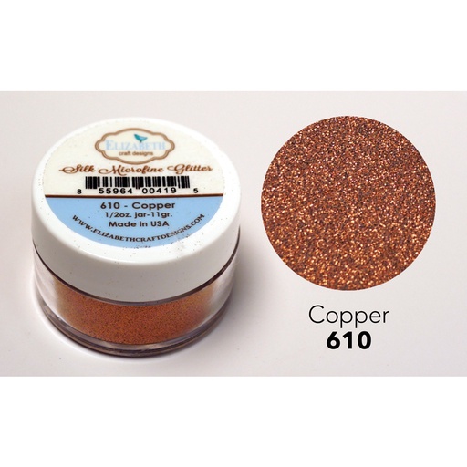 Elizabeth Craft Designs - Copper Silk Microfine Glitter 