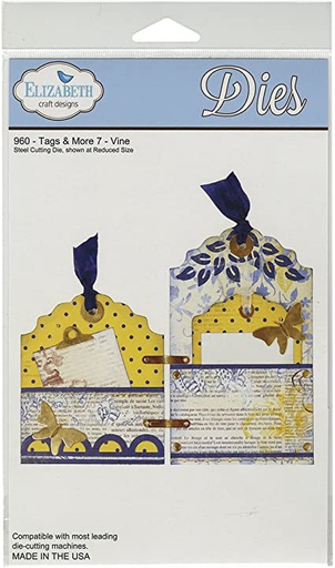 Elizabeth Craft Designs - Tags & More 7 Vine Die Set