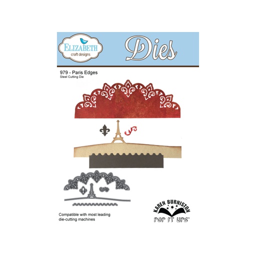 Elizabeth Craft Design - Paris Edges Die Set - POP IT UPS