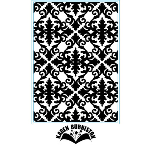 Damask Embossing Folder