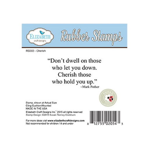 Elizabeth Craft Designs – Cherish Rubber Stamp