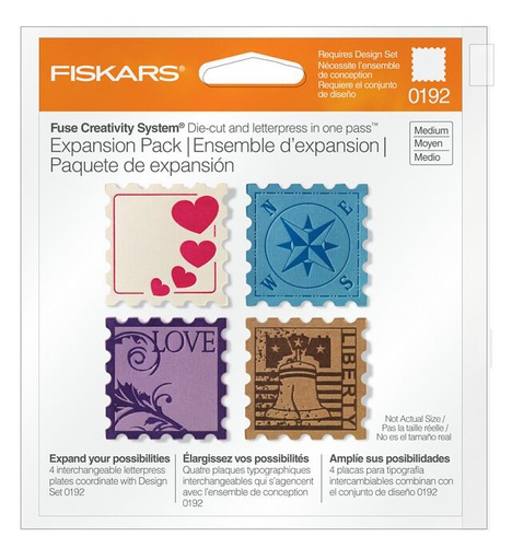 Fiskars - Expansion Pack - Stamp (4 pk)