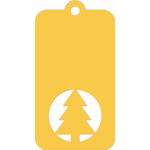 Decorative Die Tree Tag