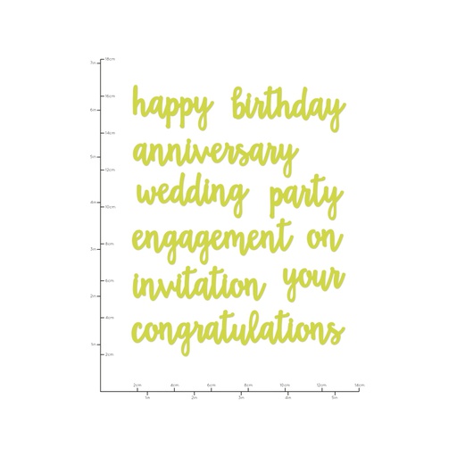 Decorative Die Occasions Pack