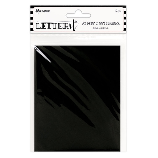 Ranger - Letter It  - Cardstock Black