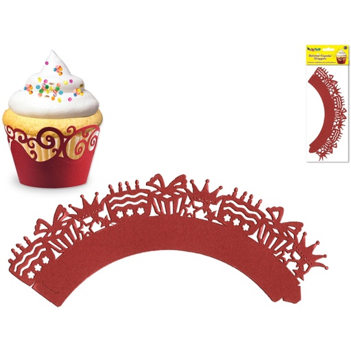 Cupcake Wrappers Red3 x packs of 6
