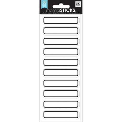 Black Mini Rectangles