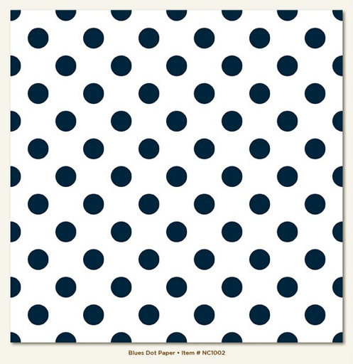 Blues Dot Paper