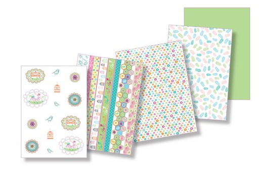 Parchment Paper Summer Garden