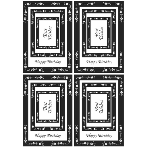 Silver Foiled Sentiments