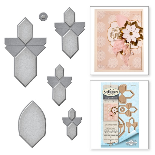 Spellbinders Shapeabilities - Angled Flower Fold 'n Go die set