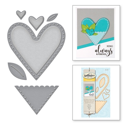 Spellbinders Die D-Lites - Hearts