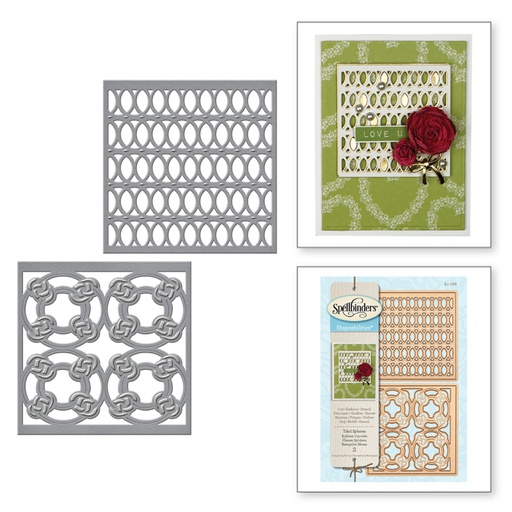 Spellbinders - Tiled Spheres Etched Dies