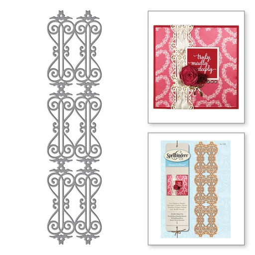 Spellbinders - Swirls Strip Etched Dies