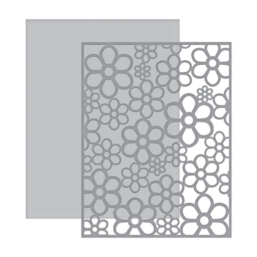 Spellbinders Card Creator - A2 Flower Background 