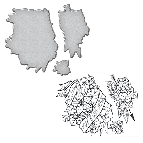 Spellbinders Stamp & Die Set - No Rain