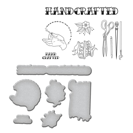 Spellbinders Stamp & Die Set - Handcrafted