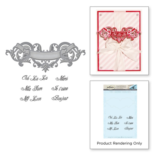 Spellbinders Stamp & Die Set - Scroll Banner