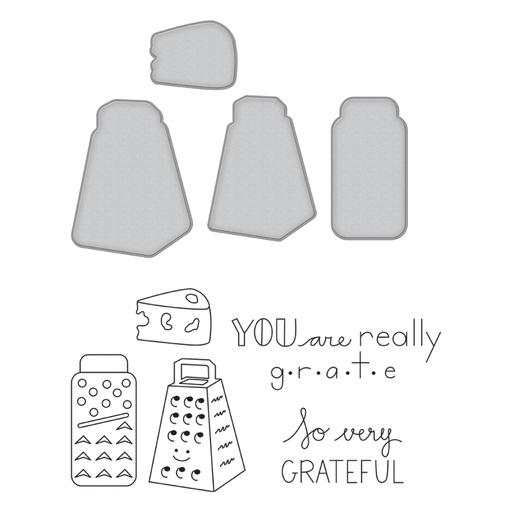 Spellbinders Stamp & Die Set - Grateful