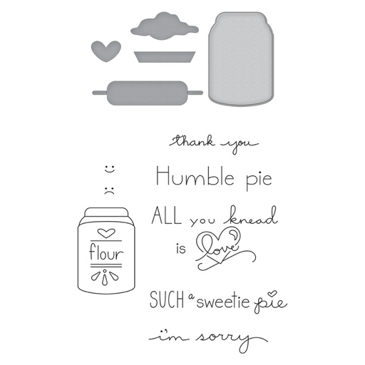 Spellbinders Stamp & Die Set - Flour Power