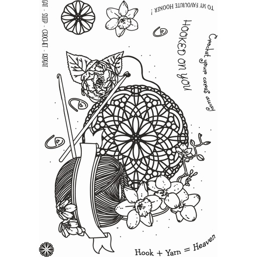 SCC Crochet Delight Crafters Delight Stamp Sets