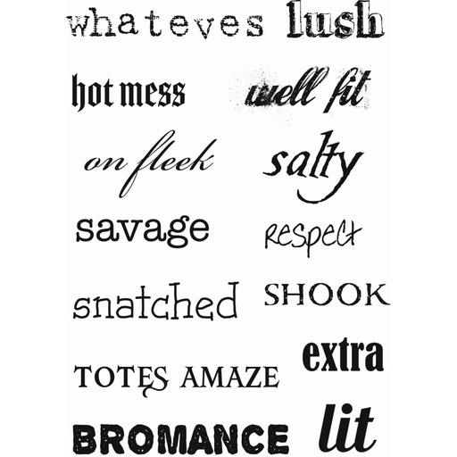 Sweet Dixie Phrases stamp set