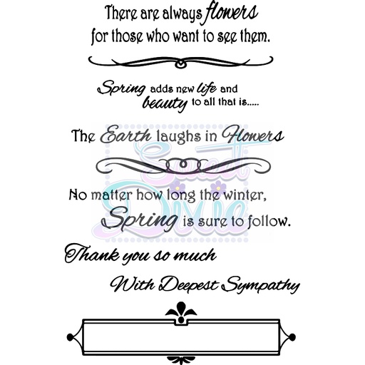 Sweet Dixie Spring Sayings stamp set
