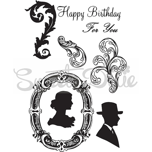 Sweet Dixie Flourishes Frames stamp set