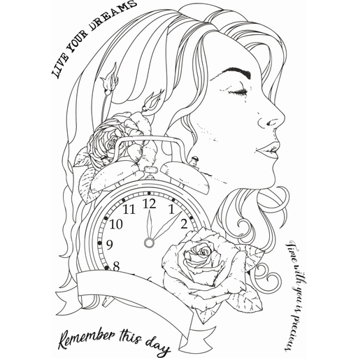 Sweet Dixie Sleeping Beauty Tattoo Dreams Stamp Collection