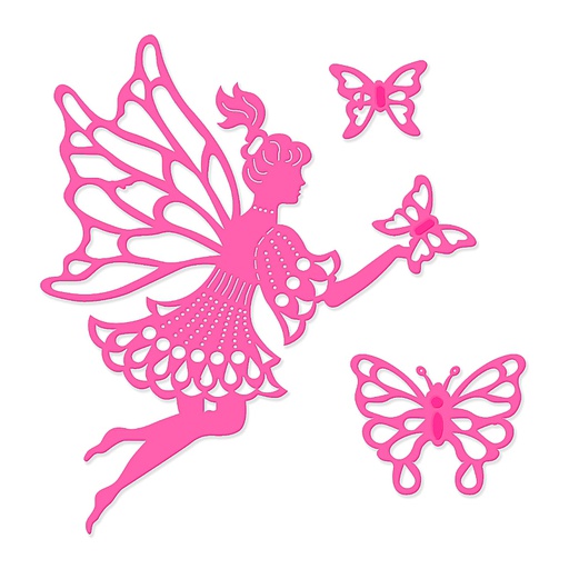 Sweet Dixie Fairy & Butterflies die set